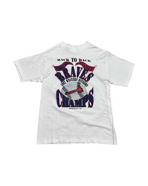 Vintage 1992 BRAVES CHAMPS Back to Back Western Division